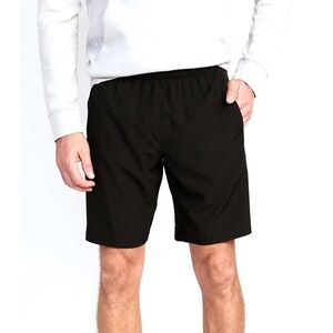 Old Navy Active Mens Black Athletic Shorts Size L Quick Dry Gym Workout